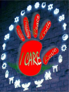 Icare on blue wall